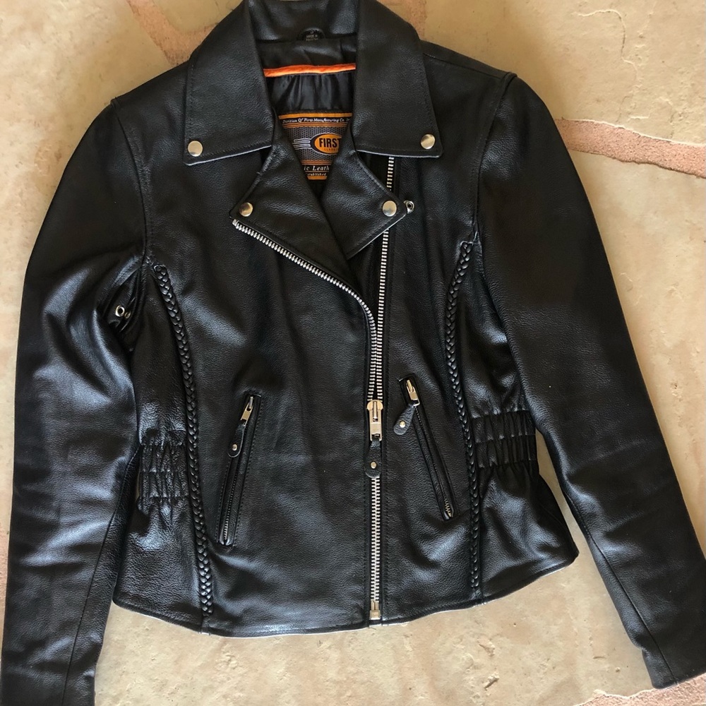 Motorcycle leather jacket
